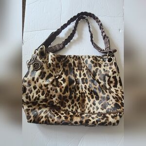 Large Jessica Simpson Animal Print Bag